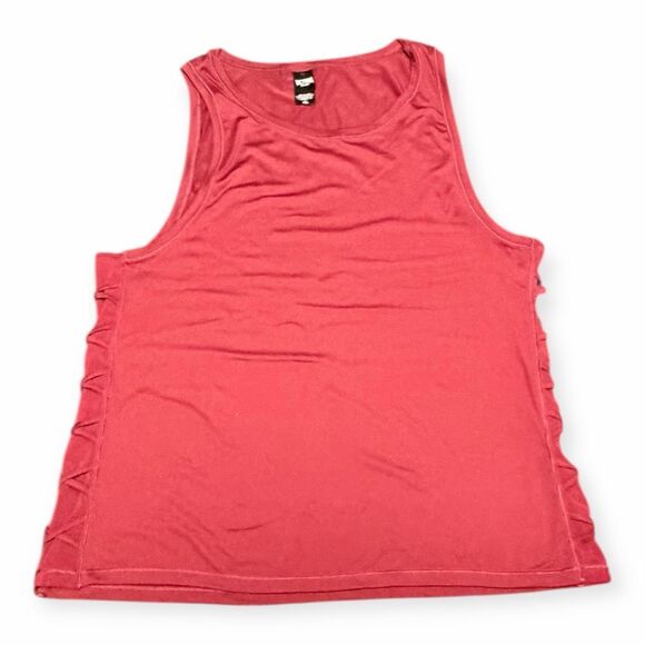 VICTORIA’S SECRET VICTORIA SPORT VSX Women’s Red Crisscross Side Tank Top Size L - Picture 1 of 5